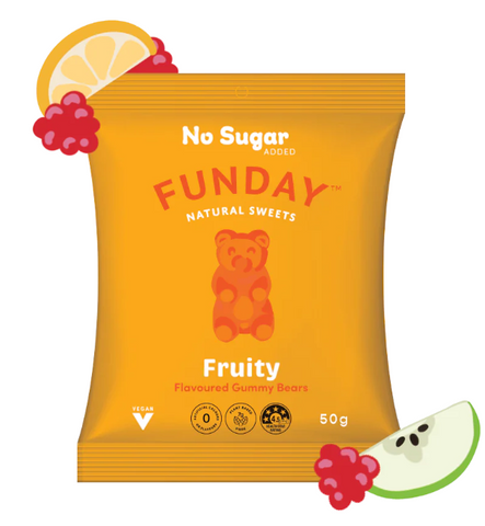 Funday - Vegan Fruit Gummy Bears 50g