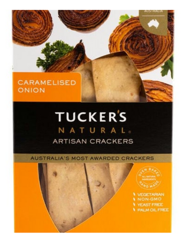 Tucker's Natural - Artisan Crackers Caramelised Onion 100g