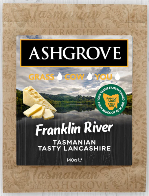 Ashgrove - Franklin River Tasmanian Tasty Lancashire 140g