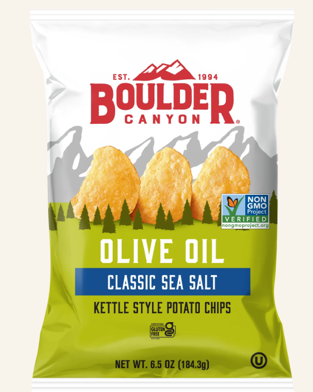 Boulder Chips Olive Oil 142g