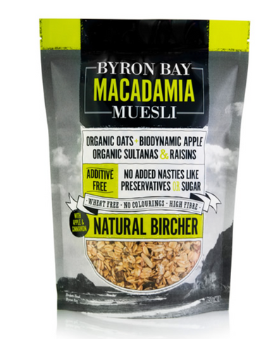 Byron Bay Macadamia Muesli - Natural Bircher 450g