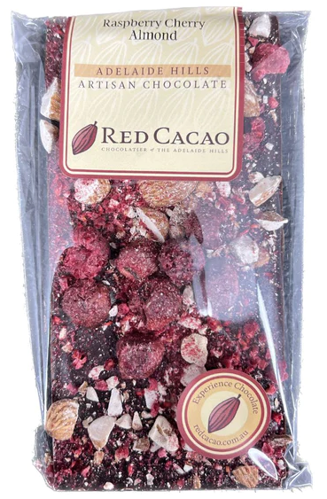 Red Cacao Artisan Chocolate Raspberry Cherry Almond
