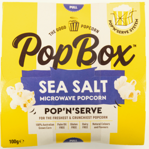 Popbox Popcorn - Sea Salt 85g