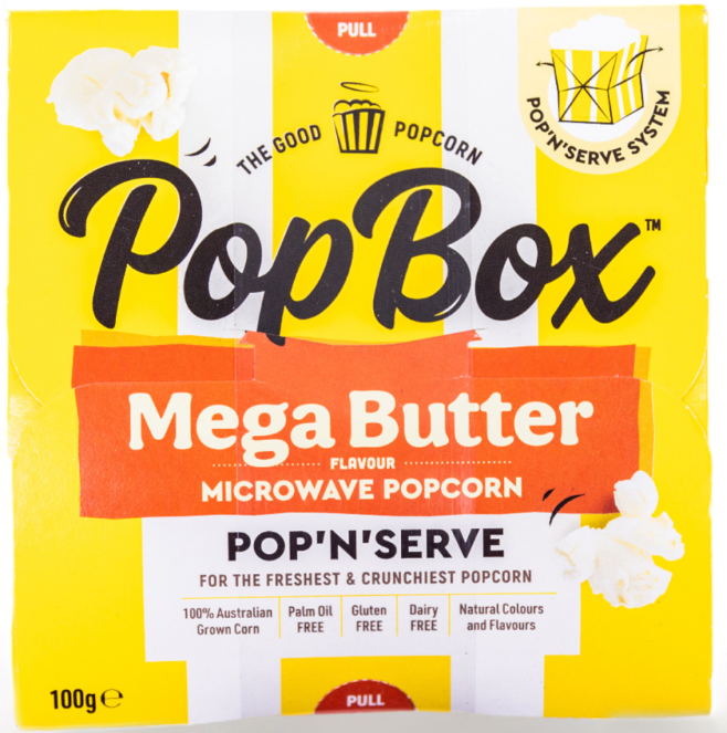 Popbox Popcorn - Mega Butter 85g