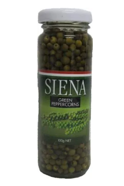 Siena Green Peppercorns 100g