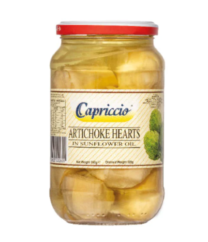 Capriccio Artichokes Hearts 550g