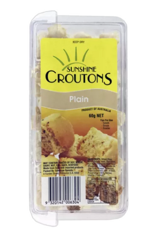 Sunshine Plain Croutons 60g