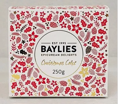 BAYLIES Christmas Cake Gift Boxed 250g