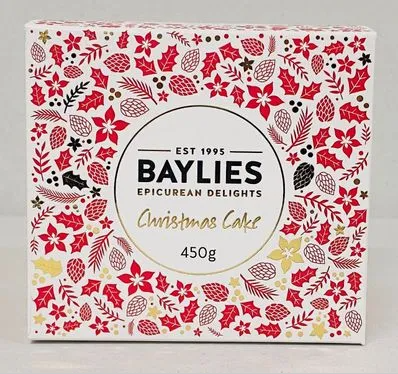 BAYLIES Christmas Cake Gift Boxed 450g