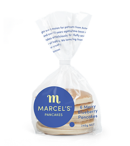 Marcel's Pancake Blueberry 6pk 240g