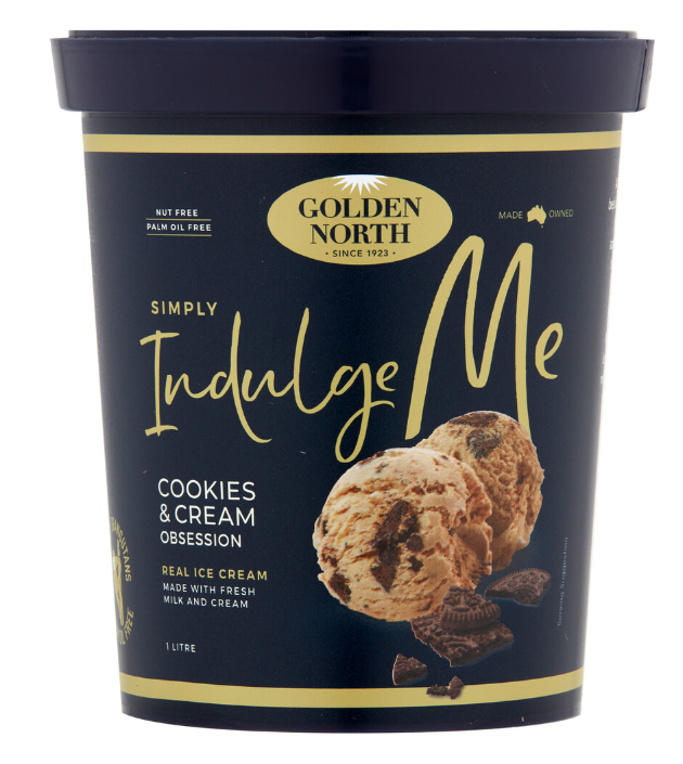 Golden North Indulge Me Cookies & Cream 1Lt