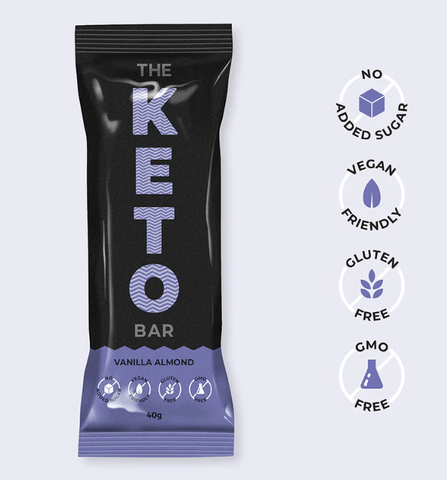 Yours Truly - The Keto Bar Vanilla & Almond 40g