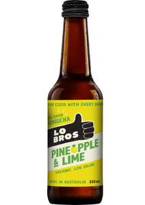 Lo Bros Pineapple & Lime Kombucha 330ml