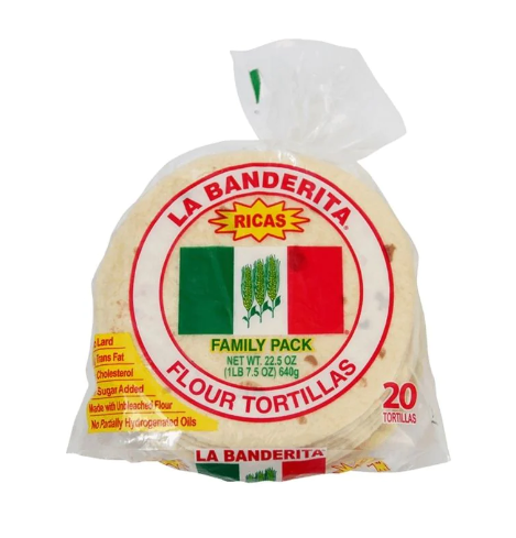 La Banderita - Family Pack Tortillas 640g