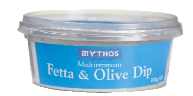 Mythos Dip Fetta and Olive 200g