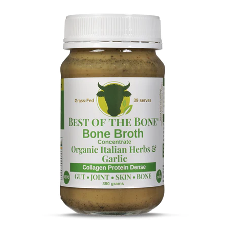 Best of the Bone - Organic Italian Herbs & Garlic Bone Broth 390g