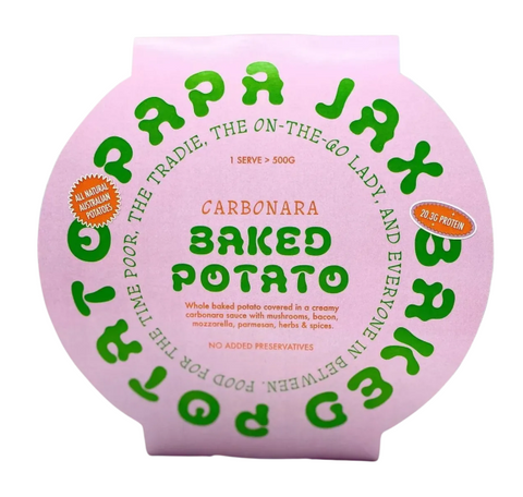 Papa Jax Baked Potato's Carbonara 500g