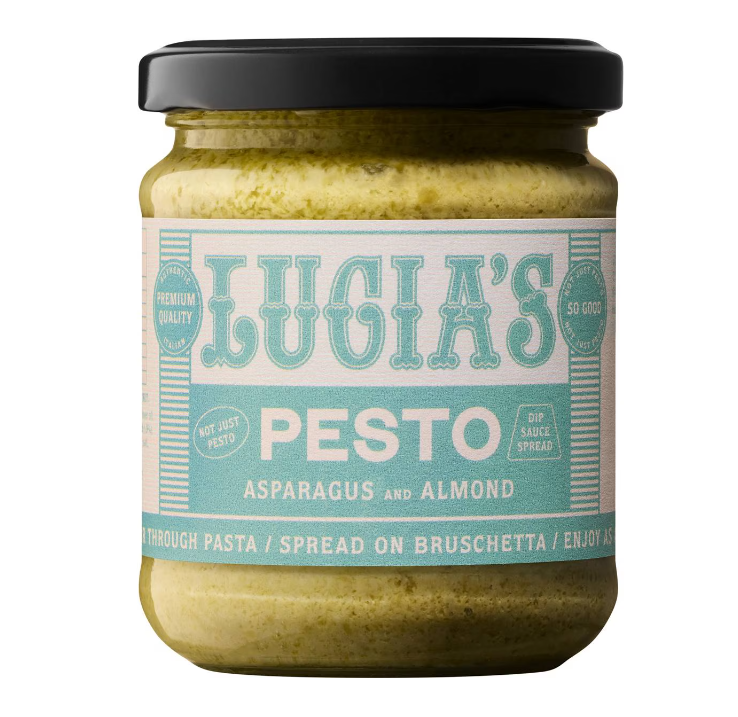 Lucia's Pesto - Asparagus and Almond 190g