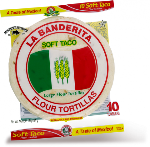 La Banderita - Soft Tacos 10 pcs 320g