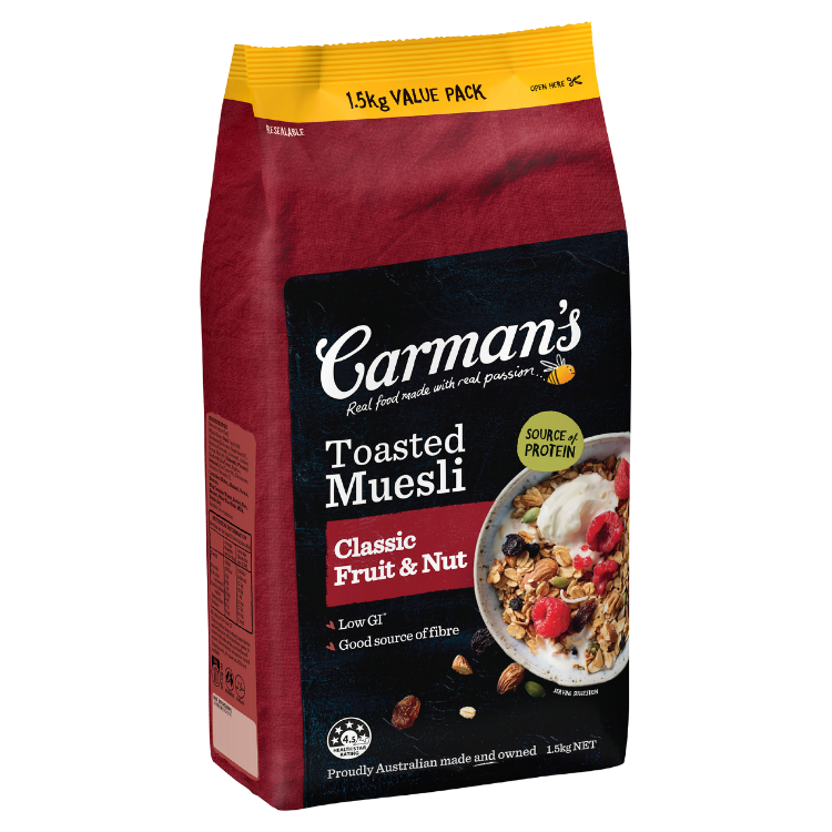 Carman's Classic Toasted Fruit & Nut Muesli 1.5kg