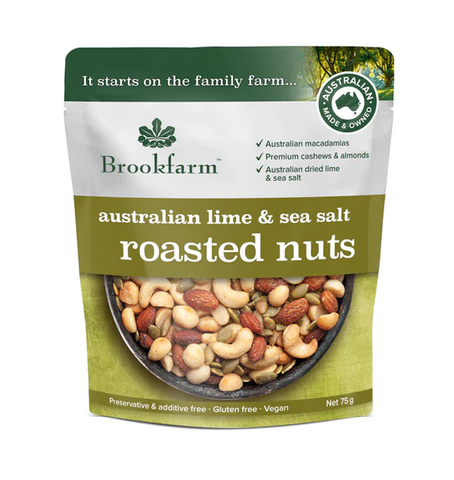 Brookfarm Snacks - Roasted Nuts Australian Lime & Sea Salt
