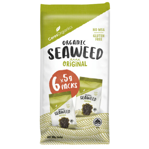 Ceres Organics - Seaweed Snack Original 6 x 5g