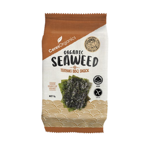 Ceres Organics - Seaweed Snack Teriyaki BBQ 5g