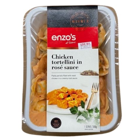 Enzos Chicken Tortellini in Rose Sauce 300g