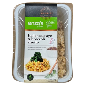 Enzos GLUTEN FREE Gourmet Italian Sausage & Broccoli Risotto 300g