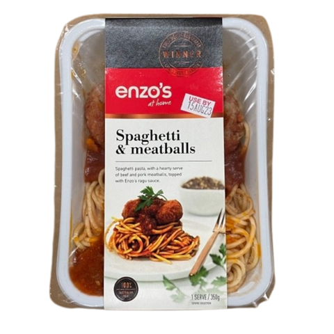 Enzos Spaghetti & Meatballs 350g
