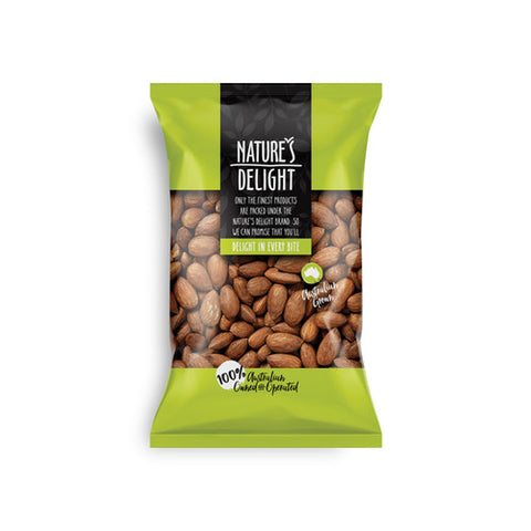 Nature's Delight Dry Roasted Almonds 400g