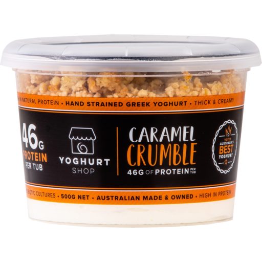 Yoghurt Shop Caramel Crumble Yoghurt 500g