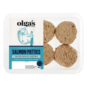 Olga's Fine Food - Salmon Patties 400g