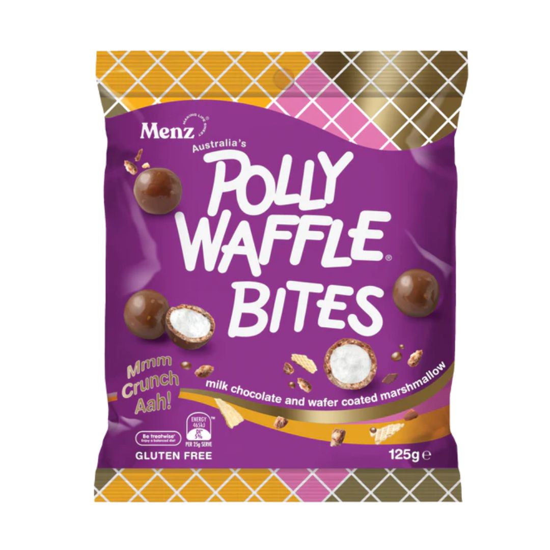 Menz Polly Waffle Bites 125G