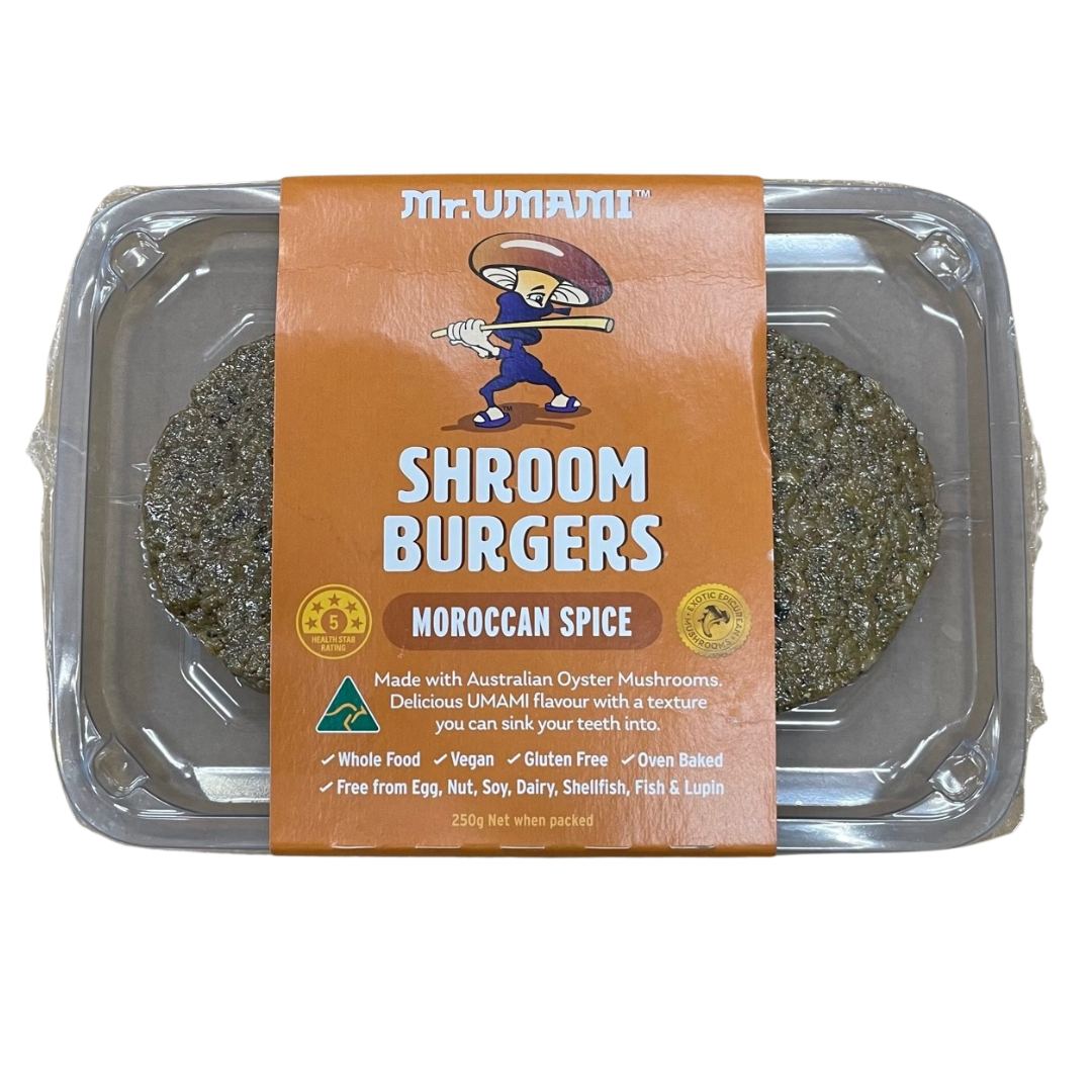 Mr Umami Shroom Burgers - Moroccan Spice 250g