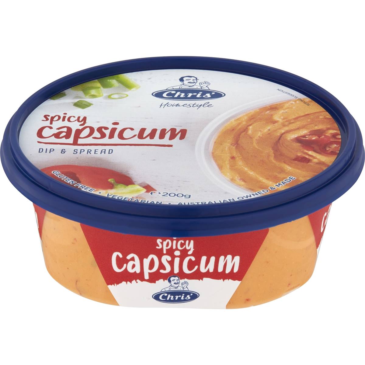 Chris' Homestyle Dips 200g - Spicy Capsicum