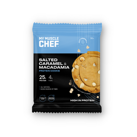 My Muscle Chef Cookie 92g - Salted Caramel & Macadamia