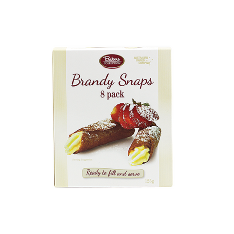 Baker's Collection Brandy Snaps 8pk 125g