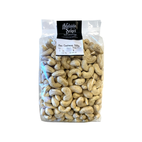 Nuts - A/Select Cashews Raw 500g