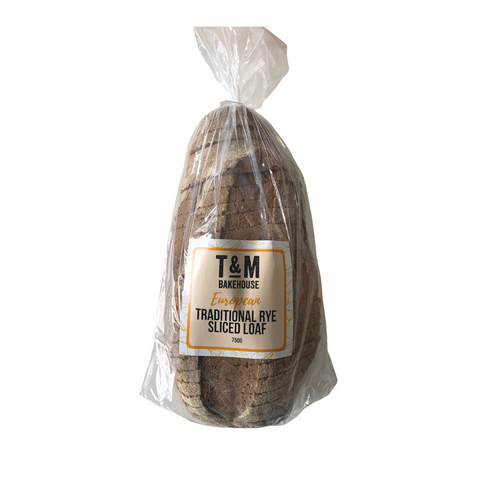 T&M Bakehouse European Traditional Rye Sliced Loaf