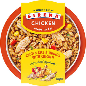 Sirena Ready to Eat - Brown Rice & Quinoa with Chicken 190g