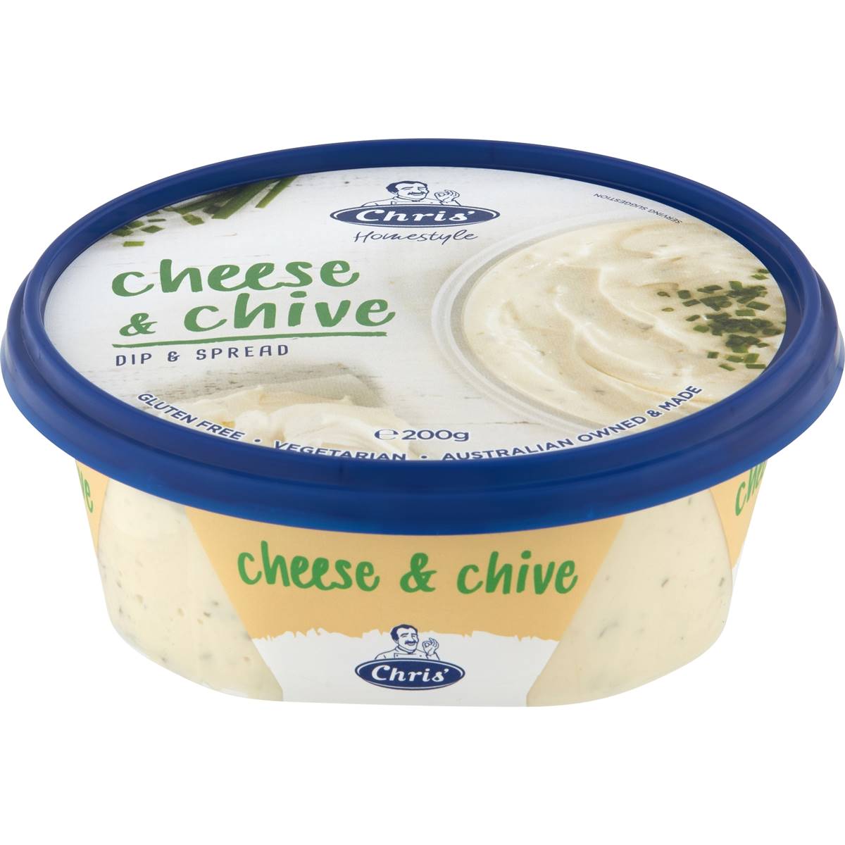 Chris' Homestyle Dips 200g - Cheese & Chive