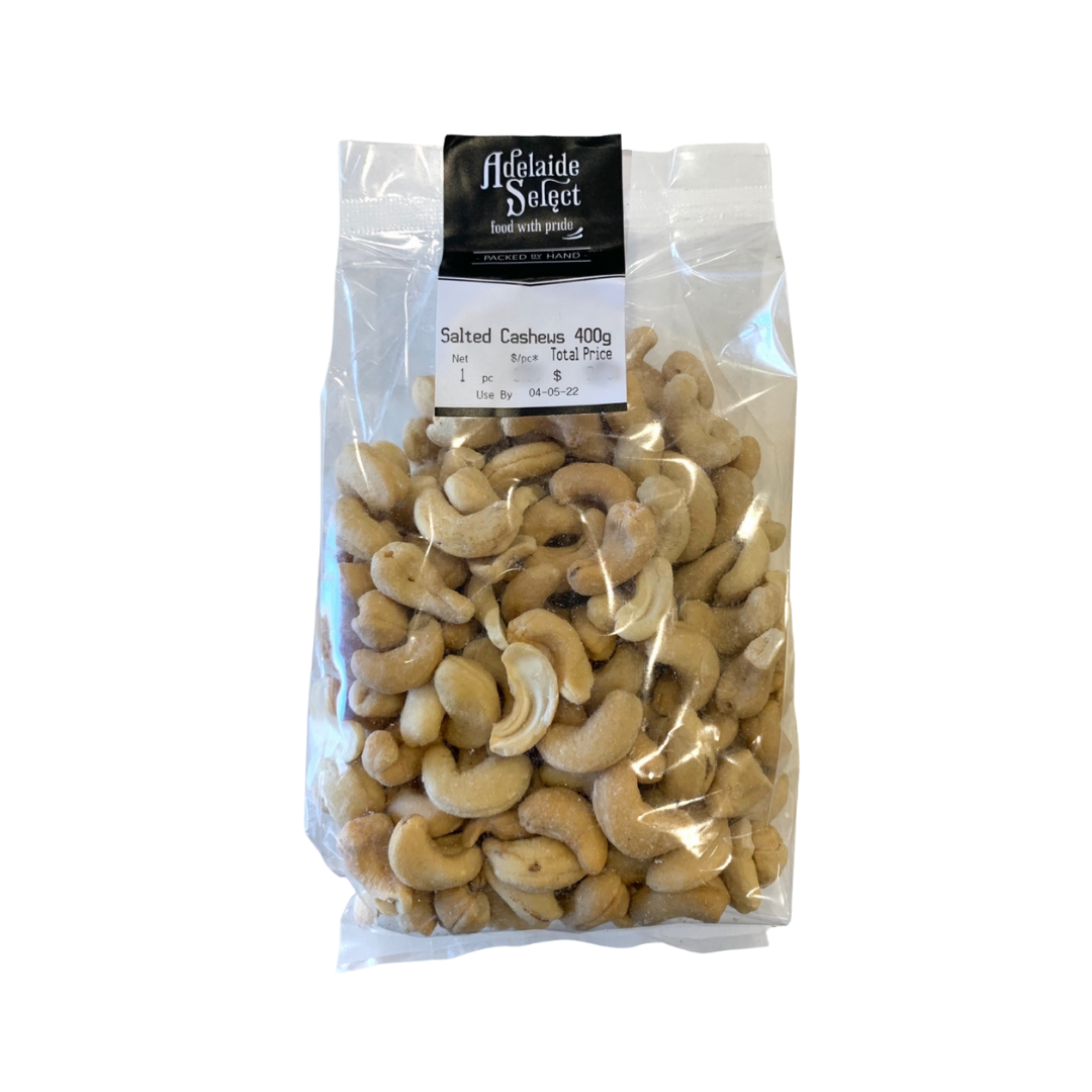 Nuts - A/Select Cashews Salted 400g
