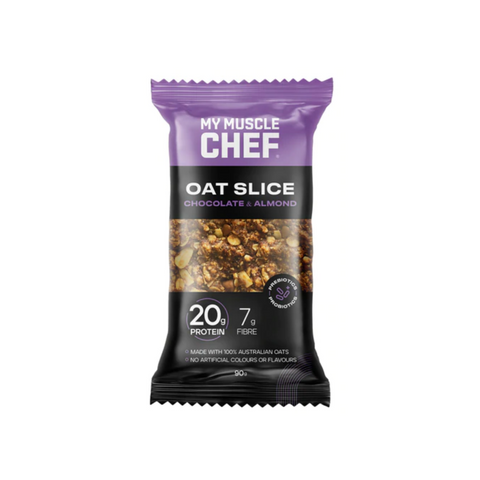 My Muscle Chef Oat Slice - Chocolate & Almond 90g