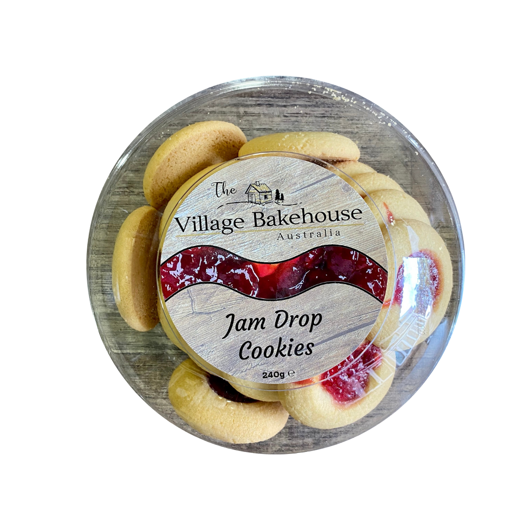 The Village Bakehouse - Jam Drop Cookies