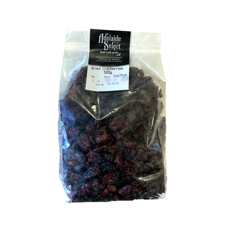 Dried Fruit - A/Select Dried Cranberries 500g