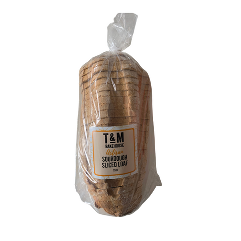 T&M Bakehouse Artisan Sourdough Sliced Loaf