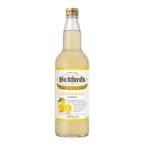 Bickford's Cordial - Lemon 750ml