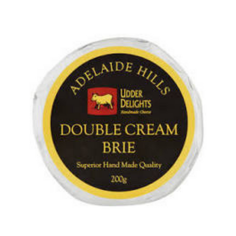 Adelaide Hills Udder Delights - Double Cream Brie 200g
