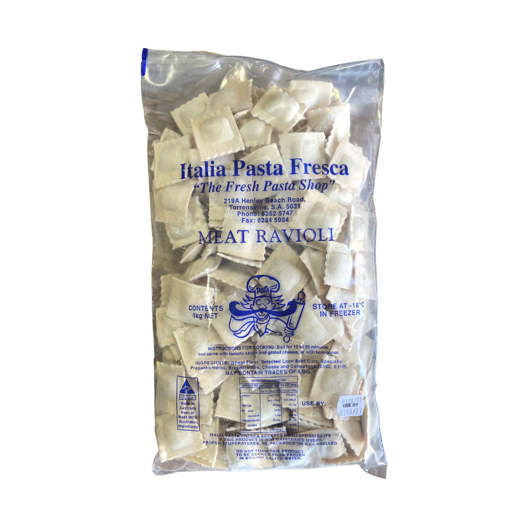 Italia Pasta Fresca - Meat Ravioli 1kg